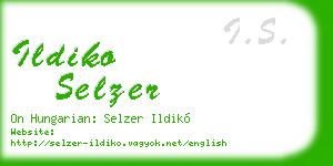ildiko selzer business card