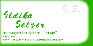 ildiko selzer business card